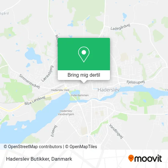 Haderslev Butikker kort