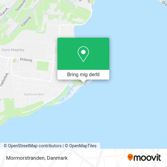 Mormorstranden kort