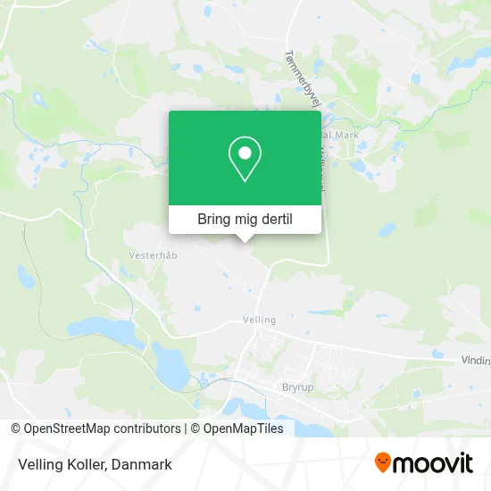 Velling Koller kort