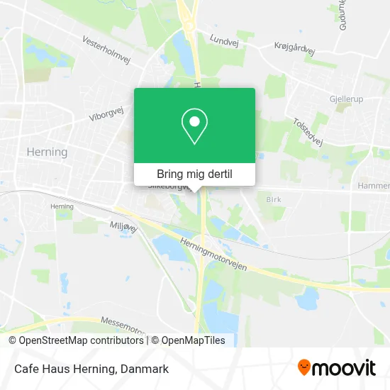 Cafe Haus Herning kort