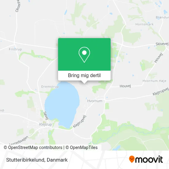 Stutteribirkelund kort