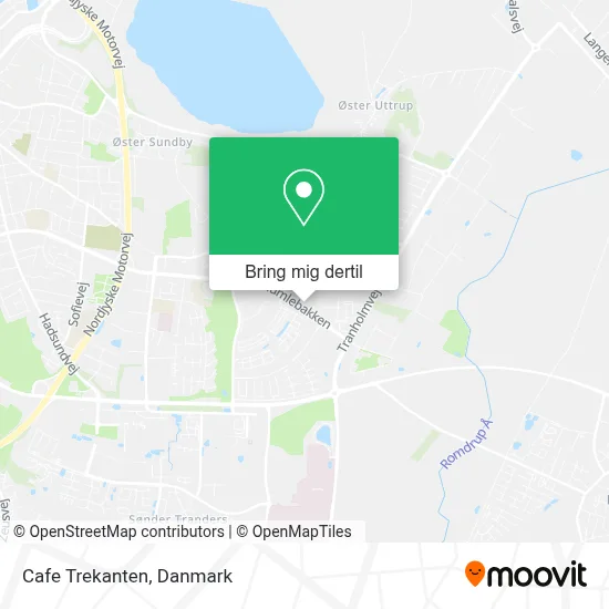 Cafe Trekanten kort