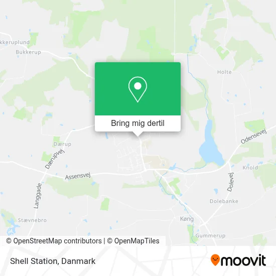 Shell Station kort