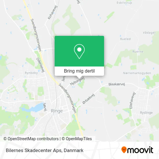 Bilernes Skadecenter Aps kort