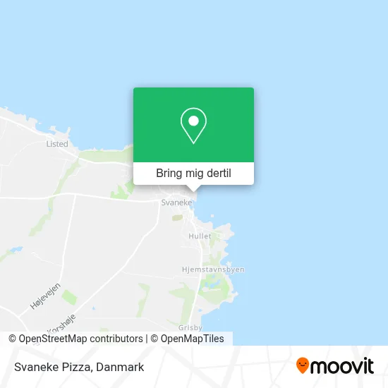 Svaneke Pizza kort