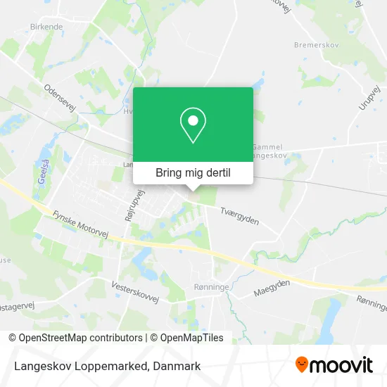 Langeskov Loppemarked kort