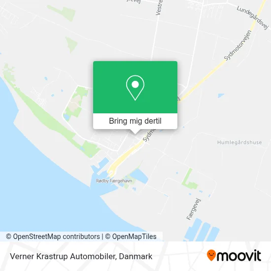 Verner Krastrup Automobiler kort