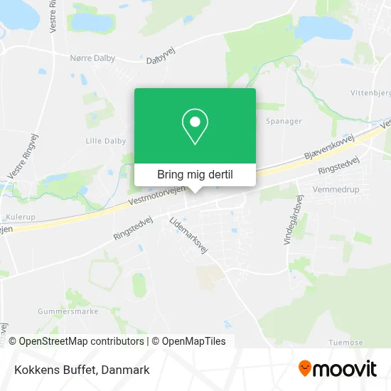 Kokkens Buffet kort