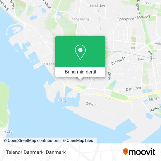 Telenor Danmark kort