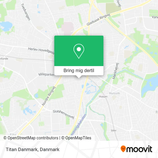 Titan Danmark kort