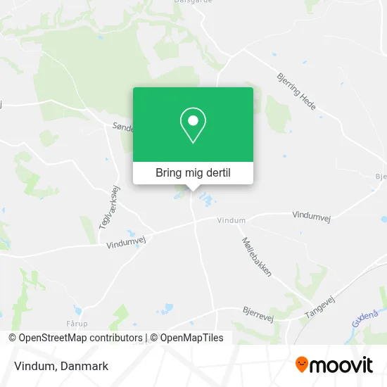 Vindum kort