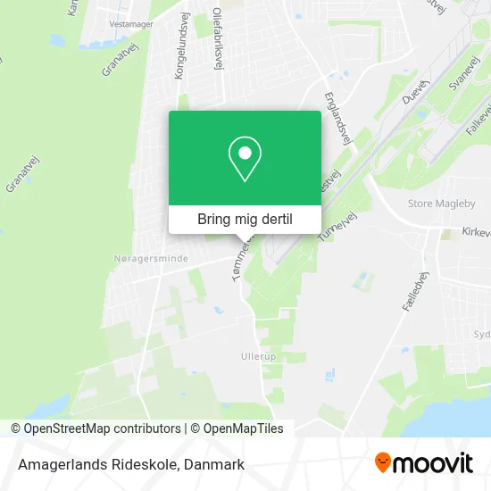 Amagerlands Rideskole kort