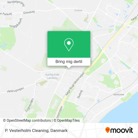 P. Vesterholm Cleaning kort