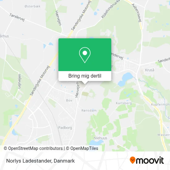 Norlys Ladestander kort
