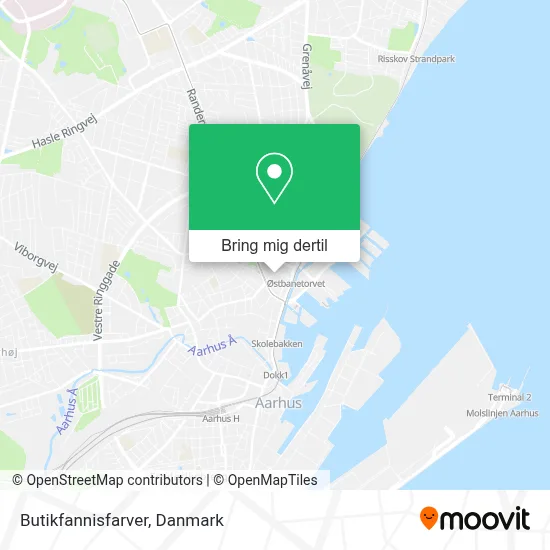 Butikfannisfarver kort