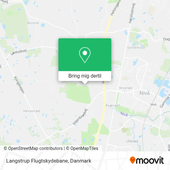 Langstrup Flugtskydebane kort
