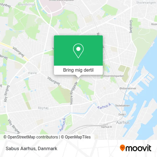 Sabus Aarhus kort