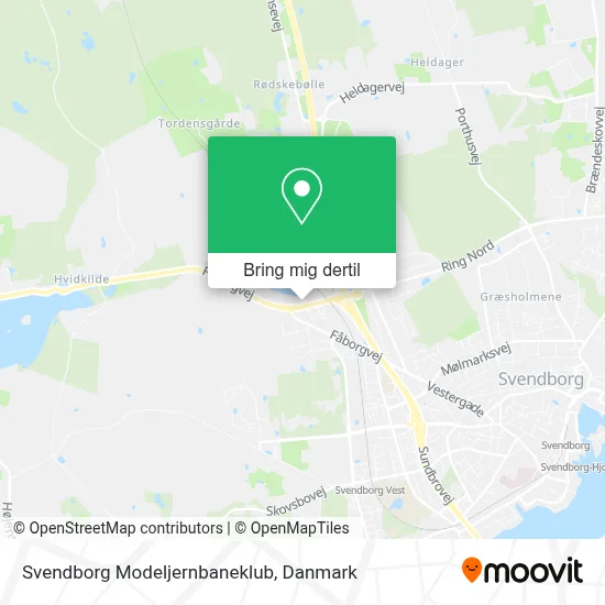 Svendborg Modeljernbaneklub kort