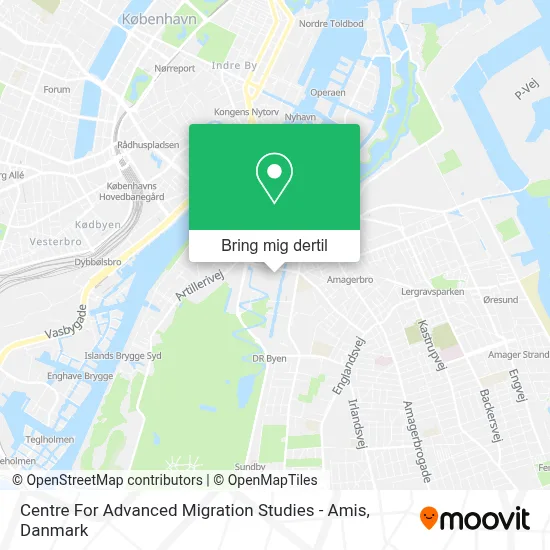 Centre For Advanced Migration Studies - Amis kort