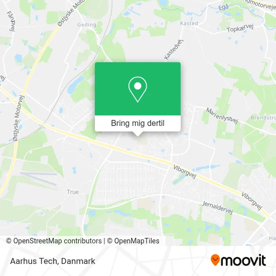 Aarhus Tech kort