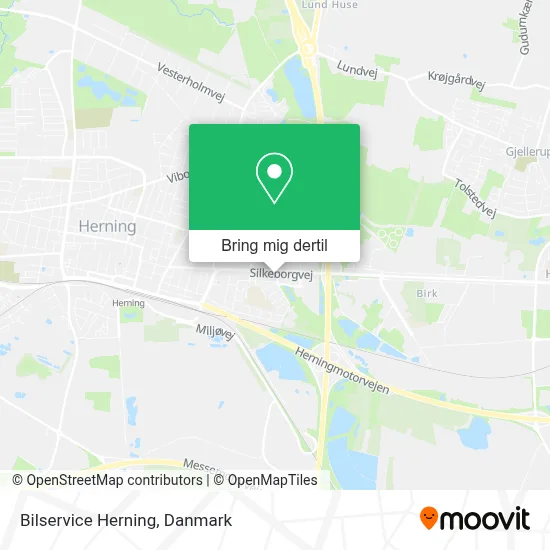 Bilservice Herning kort