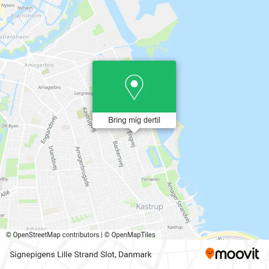 Signepigens Lille Strand Slot kort