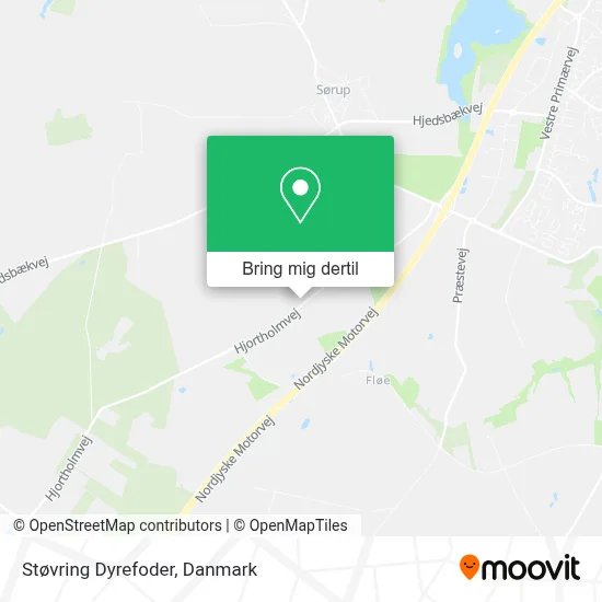 Støvring Dyrefoder kort