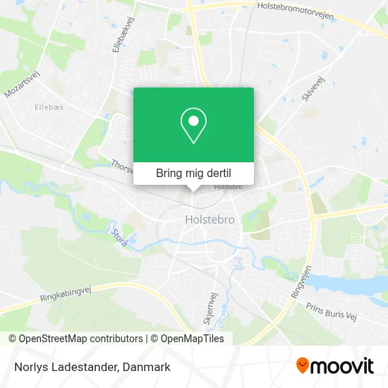 Norlys Ladestander kort