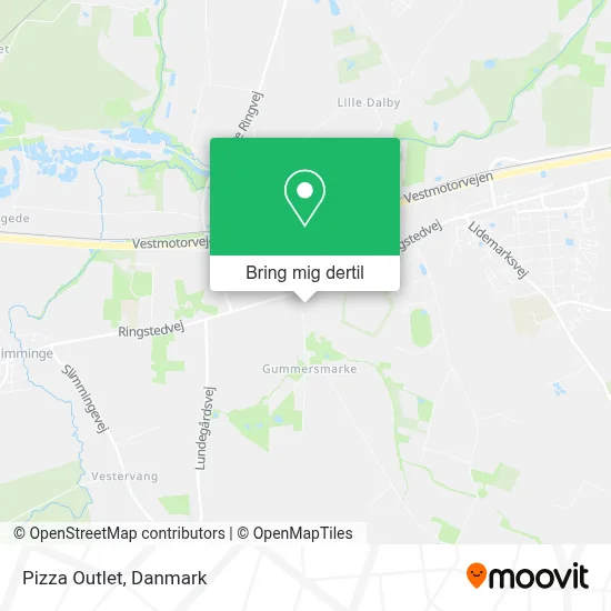 Pizza Outlet kort