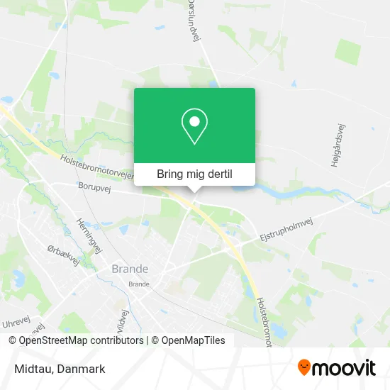 Midtau kort