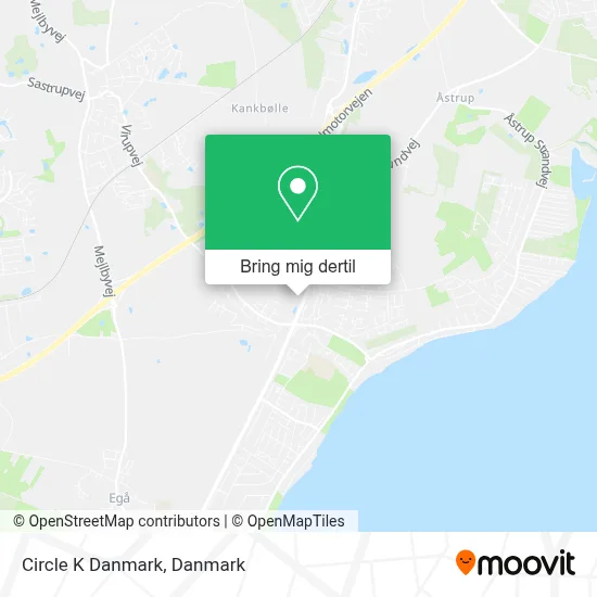 Circle K Danmark kort