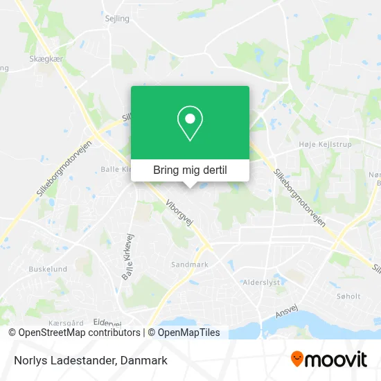 Norlys Ladestander kort