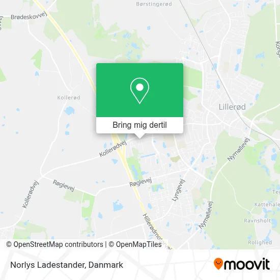 Norlys Ladestander kort