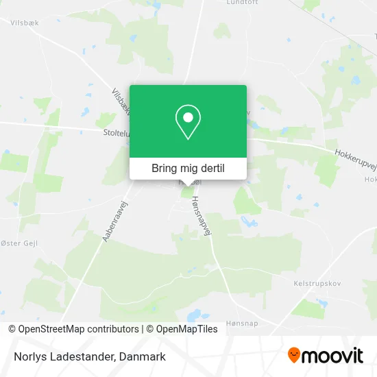 Norlys Ladestander kort