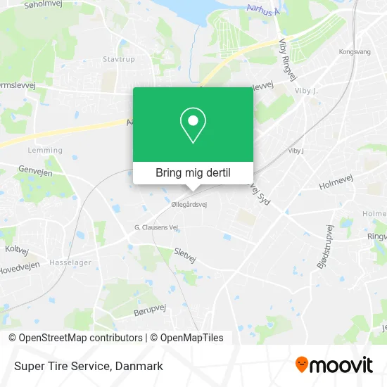 Super Tire Service kort