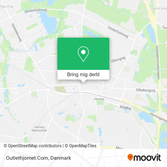 Outlethjornet.Com kort