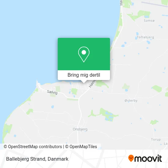 Ballebjerg Strand kort