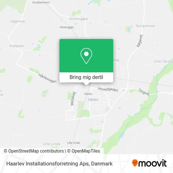 Haarlev Installationsforretning Aps kort