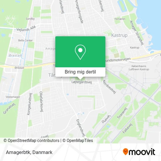 Amagerbtk kort