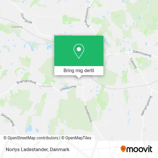Norlys Ladestander kort
