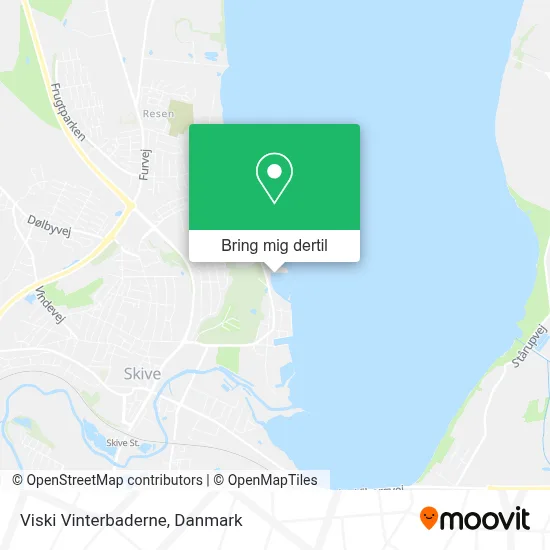 Viski Vinterbaderne kort