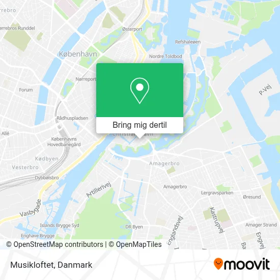 Musikloftet kort