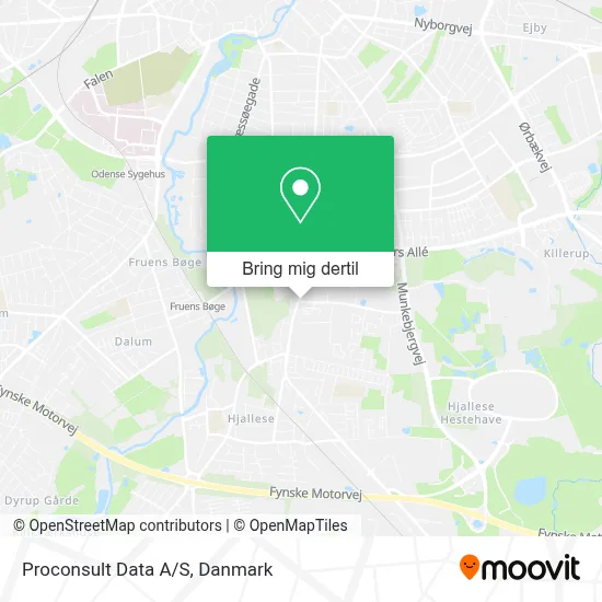 Proconsult Data A/S kort