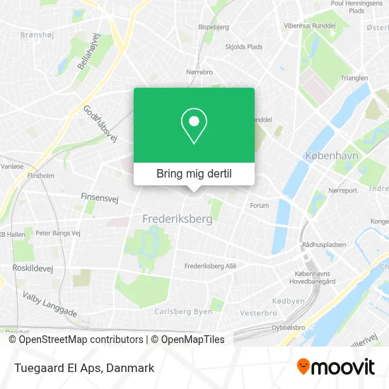 Tuegaard El Aps kort