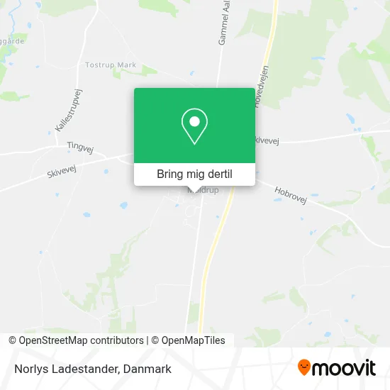 Norlys Ladestander kort