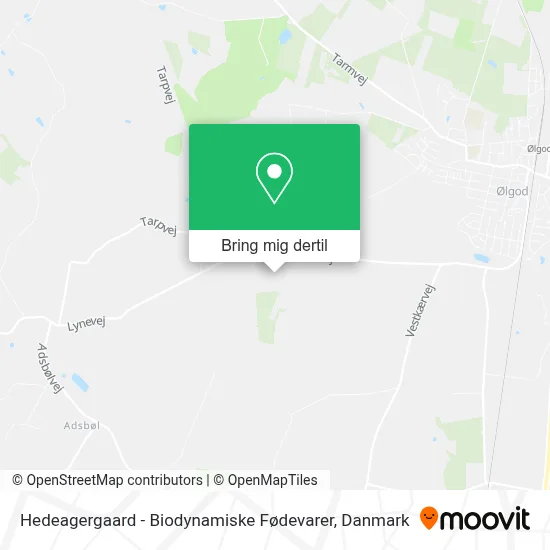 Hedeagergaard - Biodynamiske Fødevarer kort