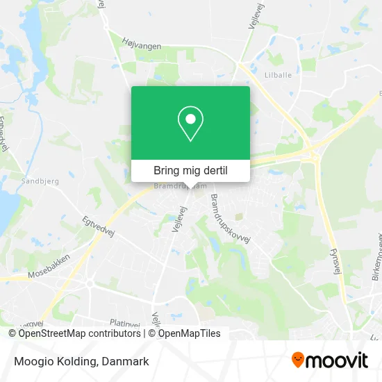 Moogio Kolding kort