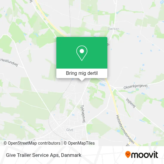Give Trailer Service Aps kort
