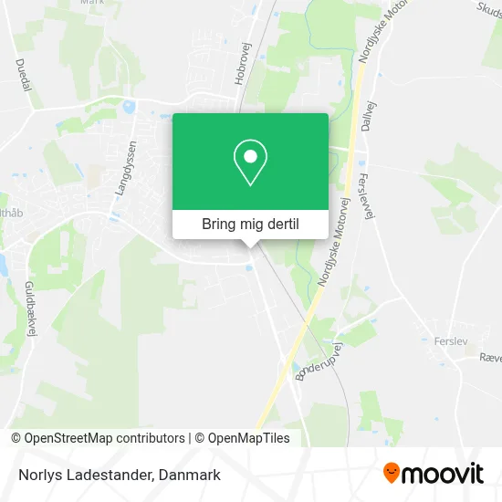 Norlys Ladestander kort