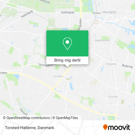 Torsted-Hallerne kort